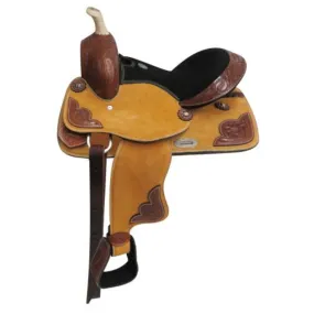 13" DOUBLE T PONY/YOUTH SUEDE LEATHER SADDLE