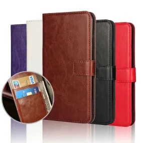 A3 A5 A7 J3 J5 J7 Case Leather Flip Wallet Cover for Samsung Galaxy S8 Plus S6 S7 Edge S5 S4 S3