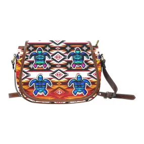 Adobe Fire Turtle Colored Saddle Bag/Small