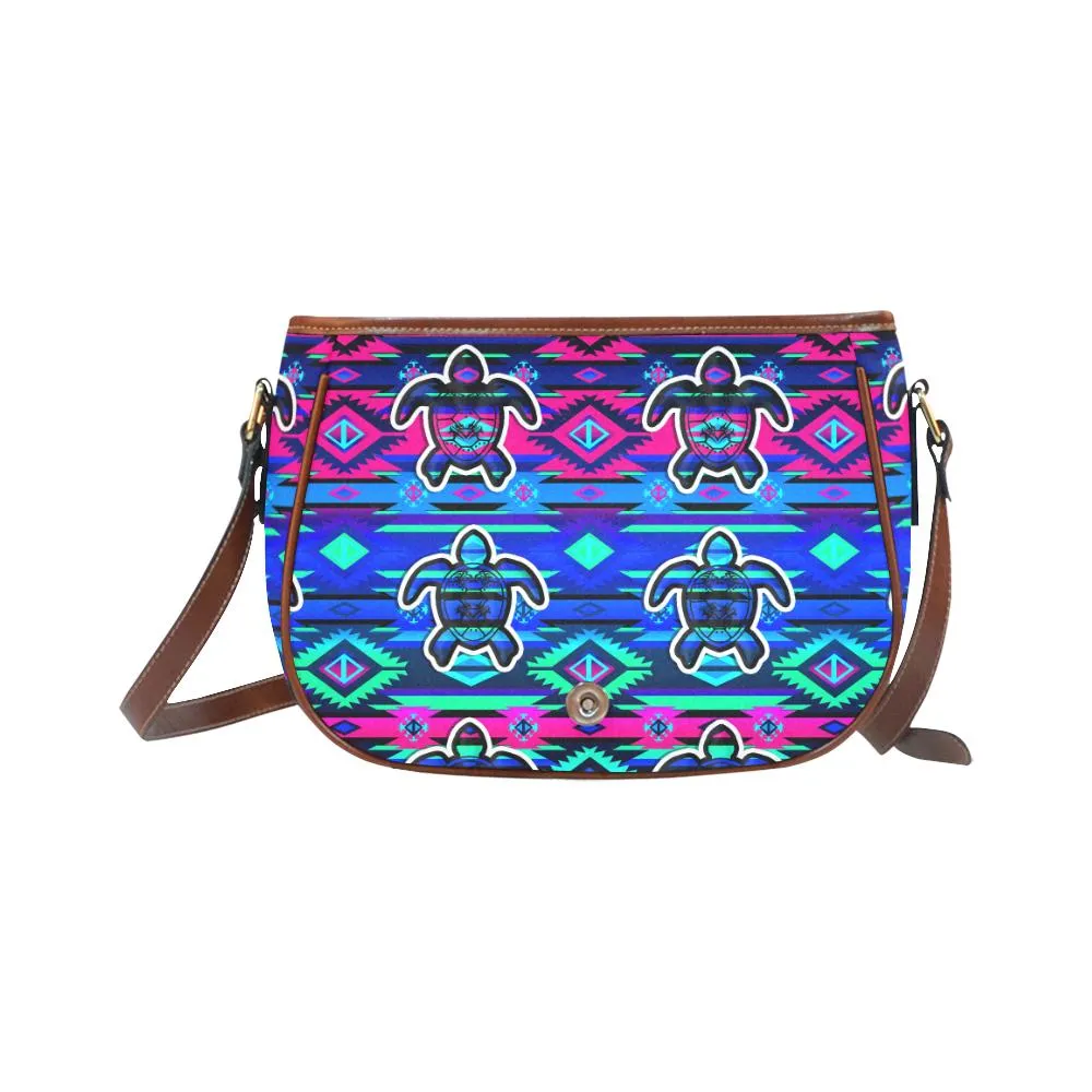 Adobe Sunset Turtle Saddle Bag/Small