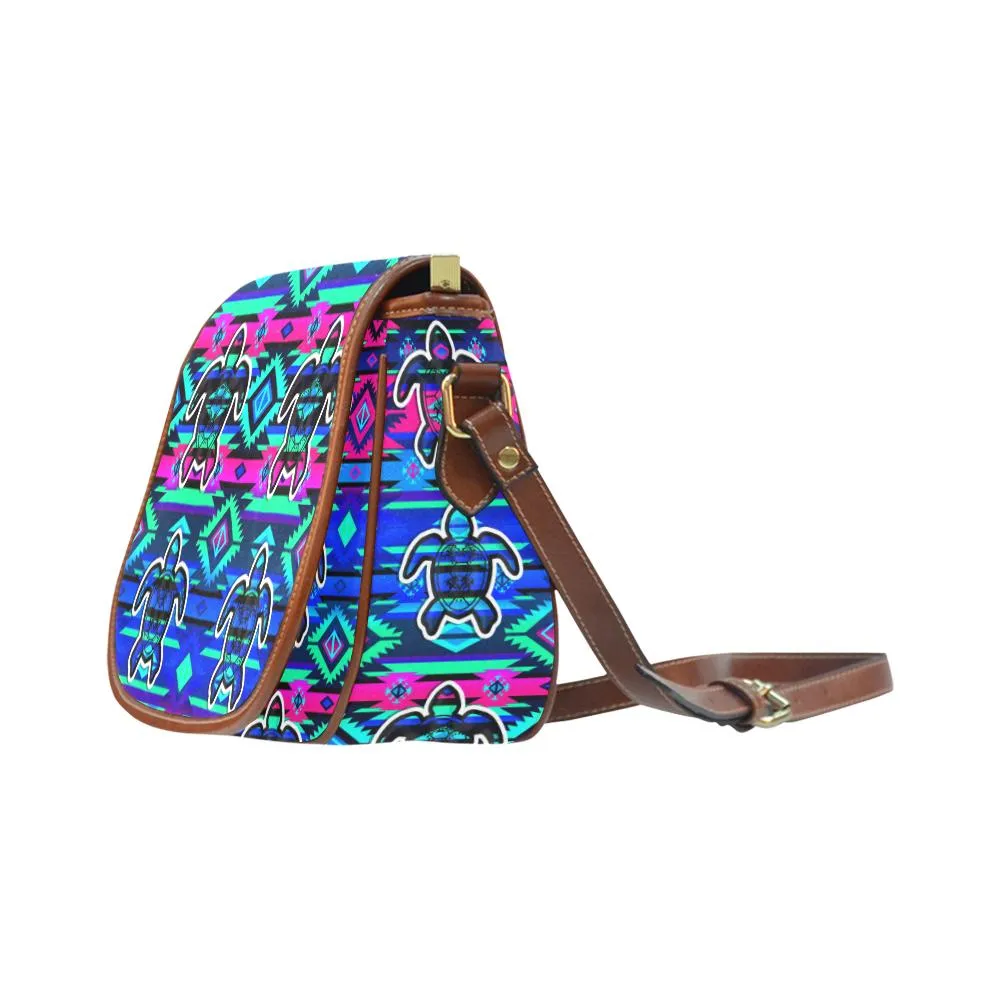 Adobe Sunset Turtle Saddle Bag/Small