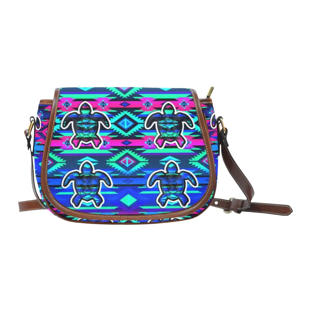 Adobe Sunset Turtle Saddle Bag/Small