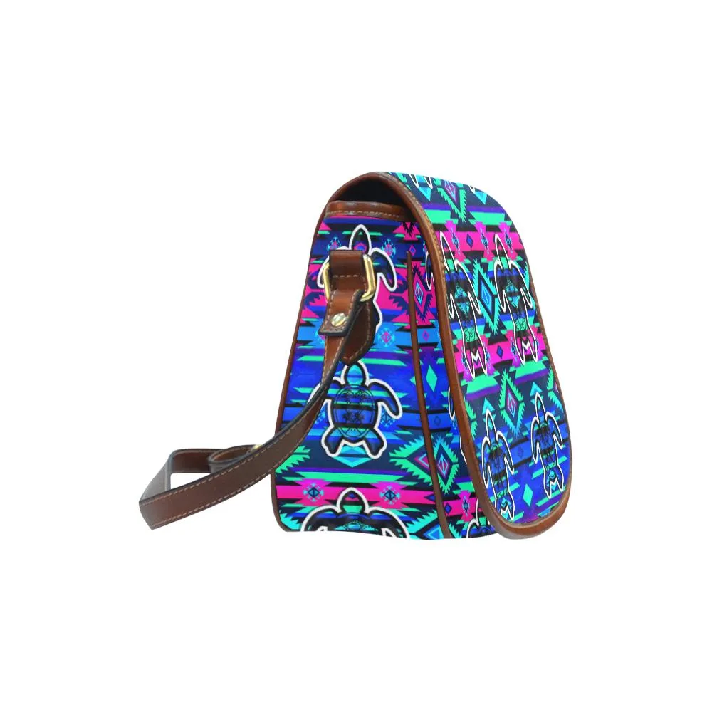 Adobe Sunset Turtle Saddle Bag/Small