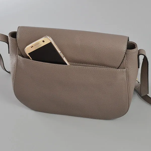 ALBERT PARK - Storm Pebbled Leather Saddle Bag