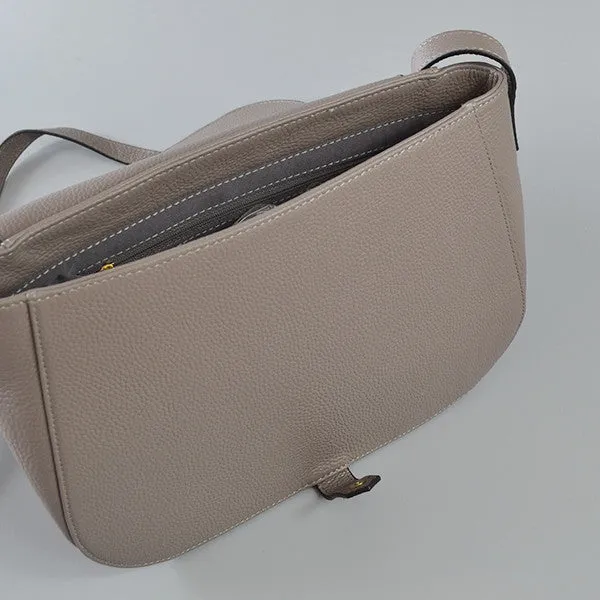 ALBERT PARK - Storm Pebbled Leather Saddle Bag