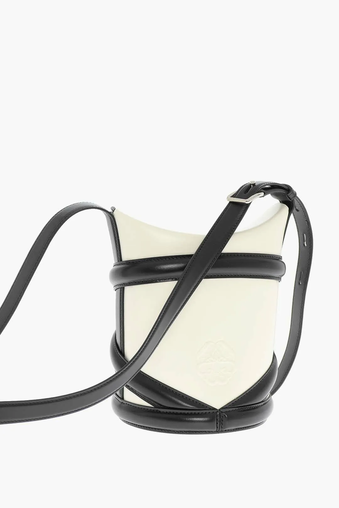 Alexander McQueen Two-Tone Leather Bucket Bag