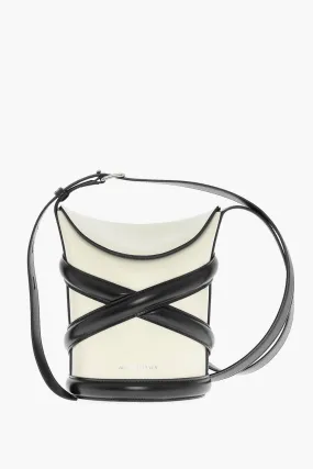 Alexander McQueen Two-Tone Leather Bucket Bag