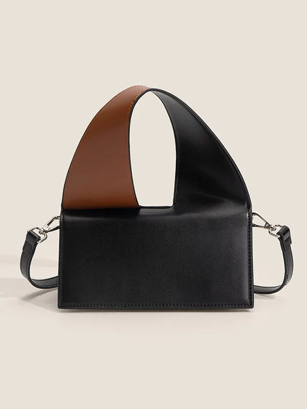 Asymmetric Geometric Split-Joint Bags Crossbody Bags Handbags