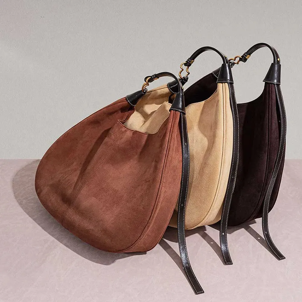 Autumn New Suede Leather Woman Handbag