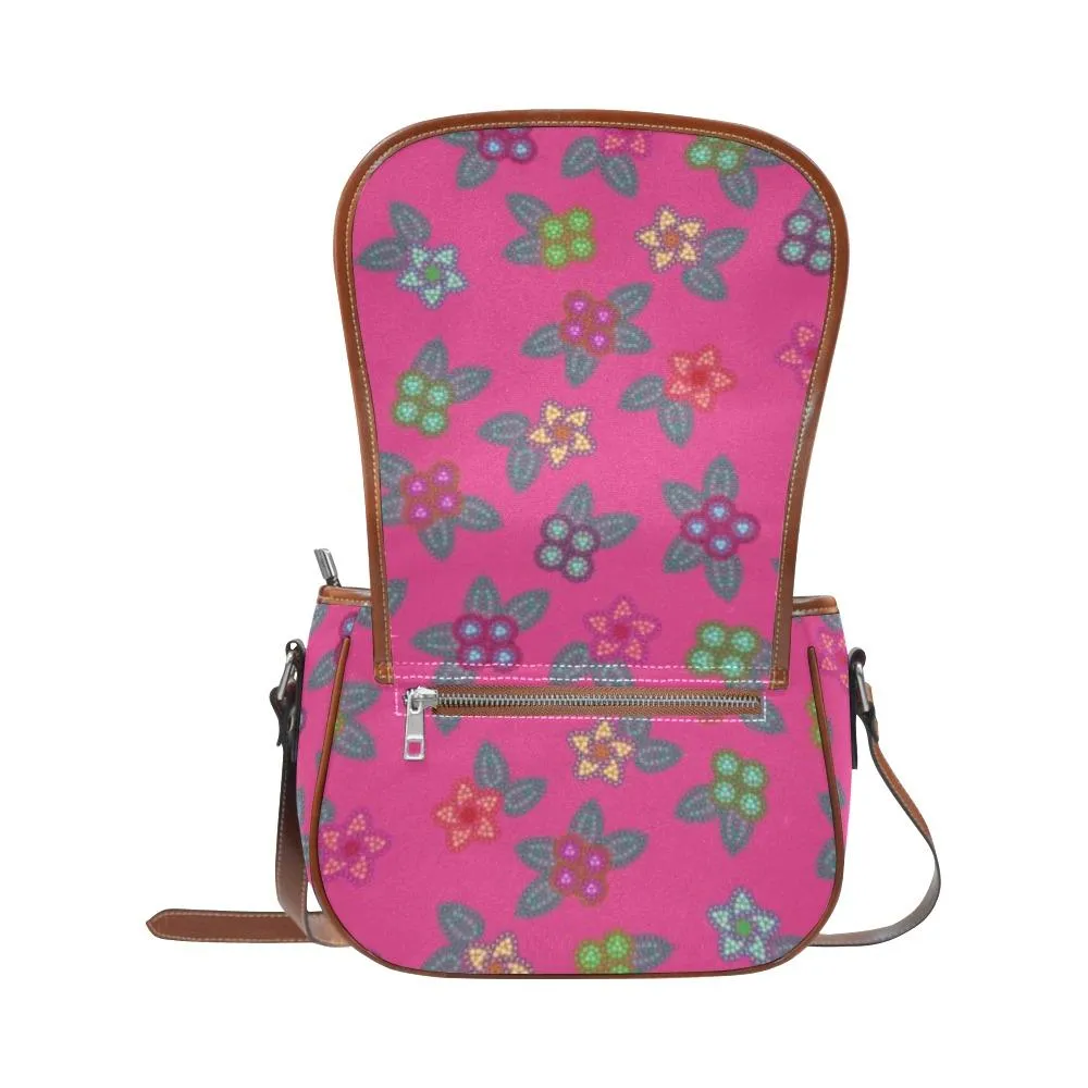 Berry Flowers Saddle Bag/Small