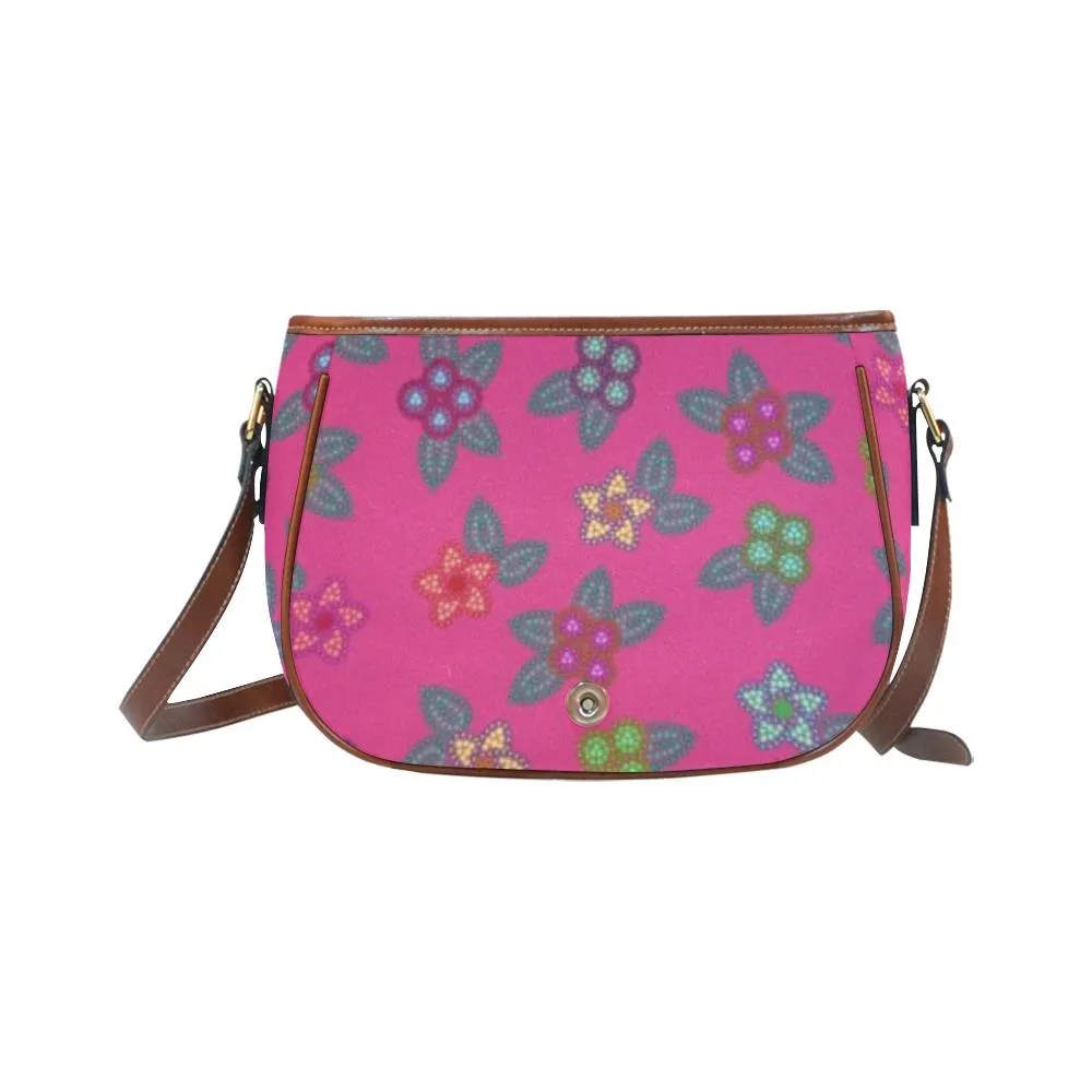 Berry Flowers Saddle Bag/Small