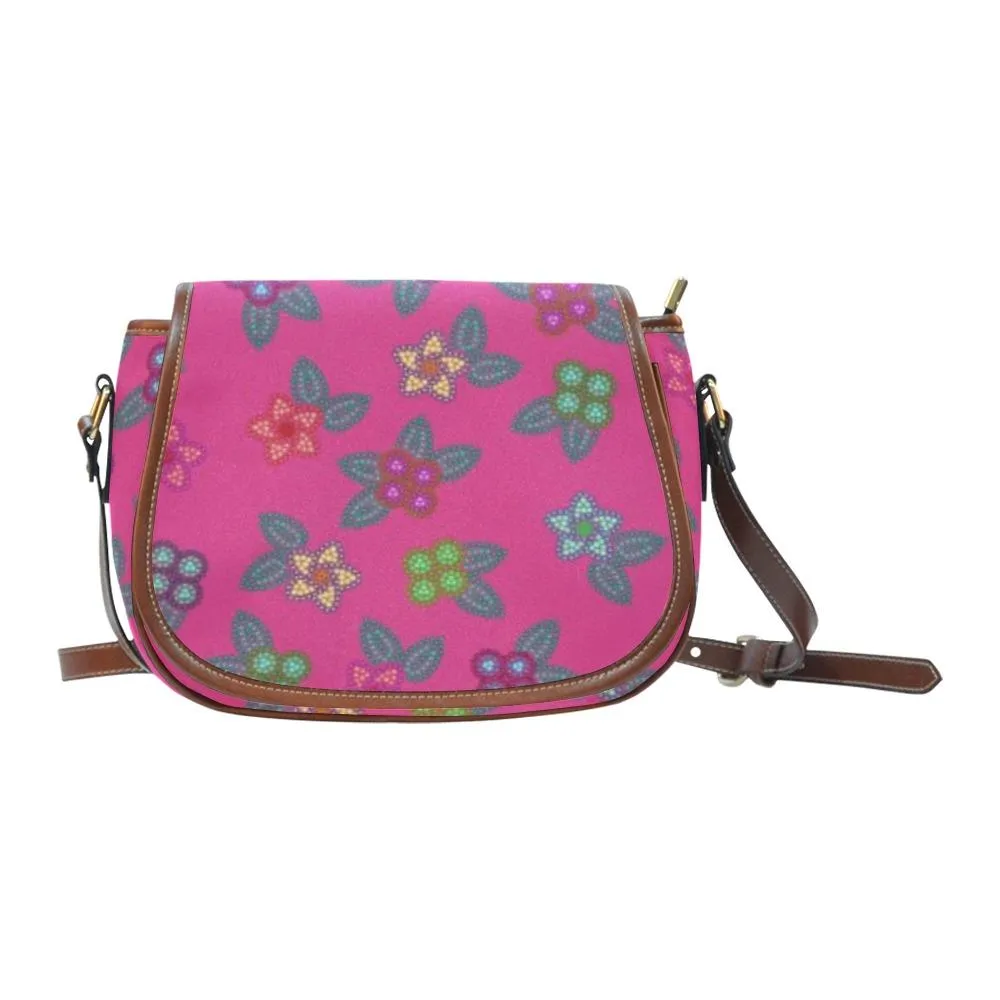 Berry Flowers Saddle Bag/Small