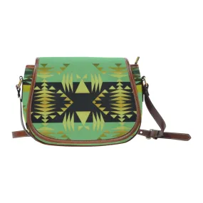 Between the Mountains Sage Saddle Bag/Small