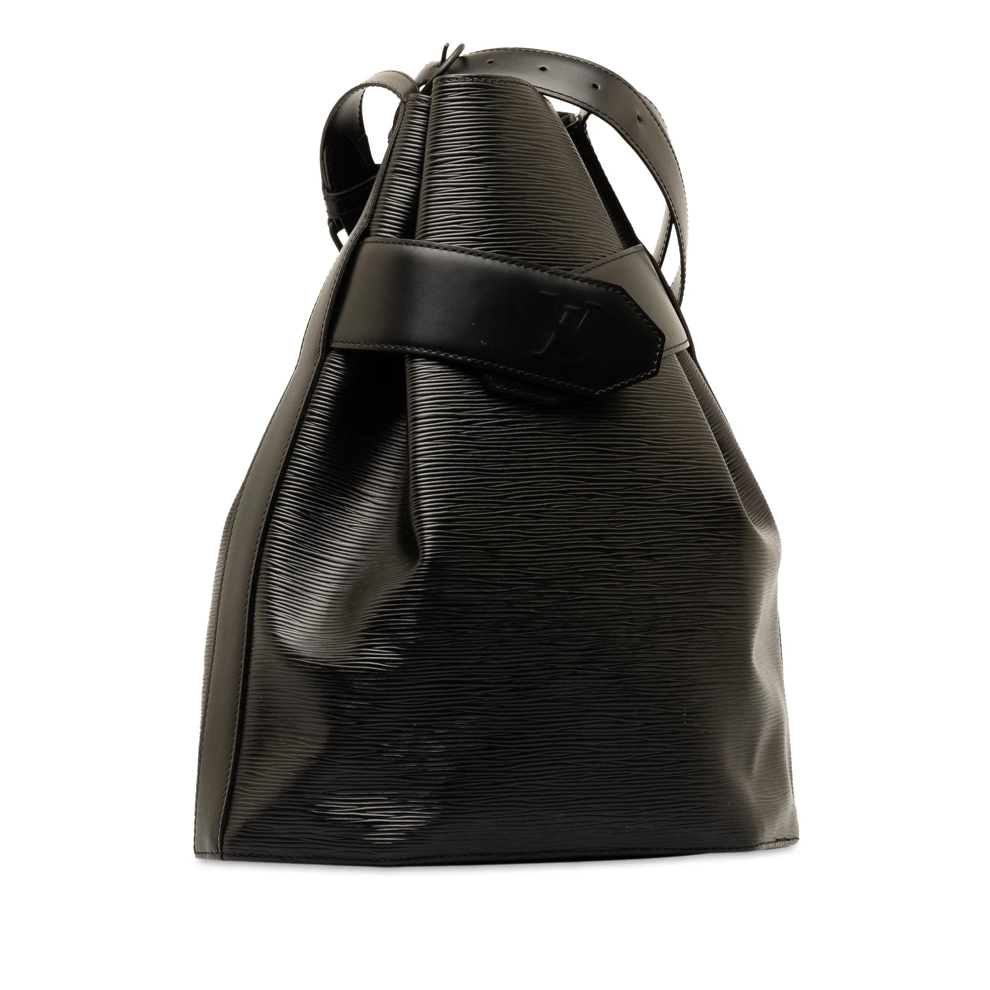 Black Louis Vuitton Epi Sac D Epaule PM Bucket Bag