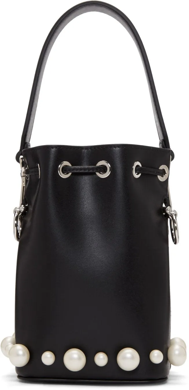 Black Pearl Mini Mon Tresor Bucket Bag