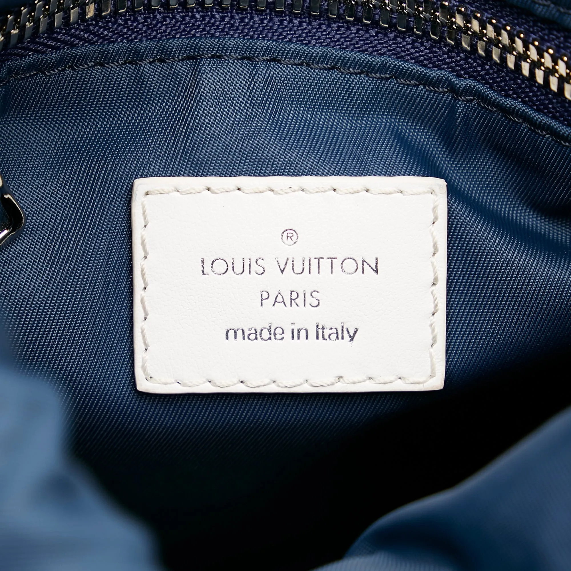 Blue Louis Vuitton Monogram Watercolor Sac Marin BB Bucket Bag