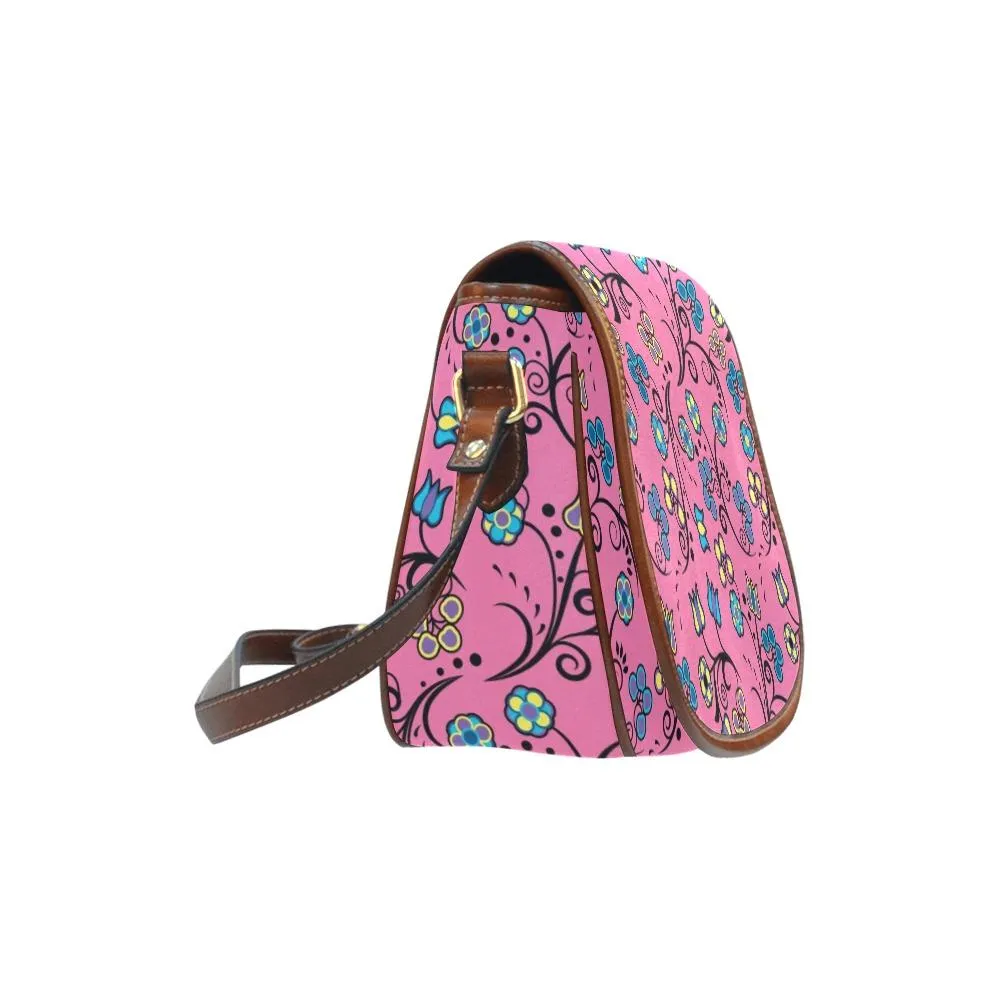 Blue Trio Bubblegum Saddle Bag/Small