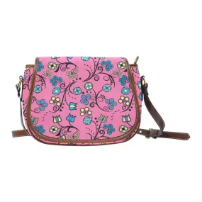 Blue Trio Bubblegum Saddle Bag/Small