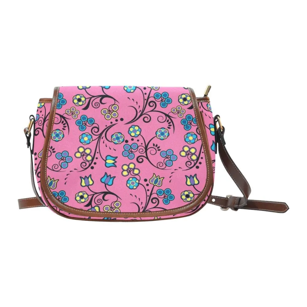 Blue Trio Bubblegum Saddle Bag/Small