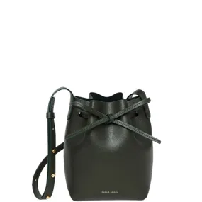 Bucket Bag Mini Mini Saffiano, Moss/Moss