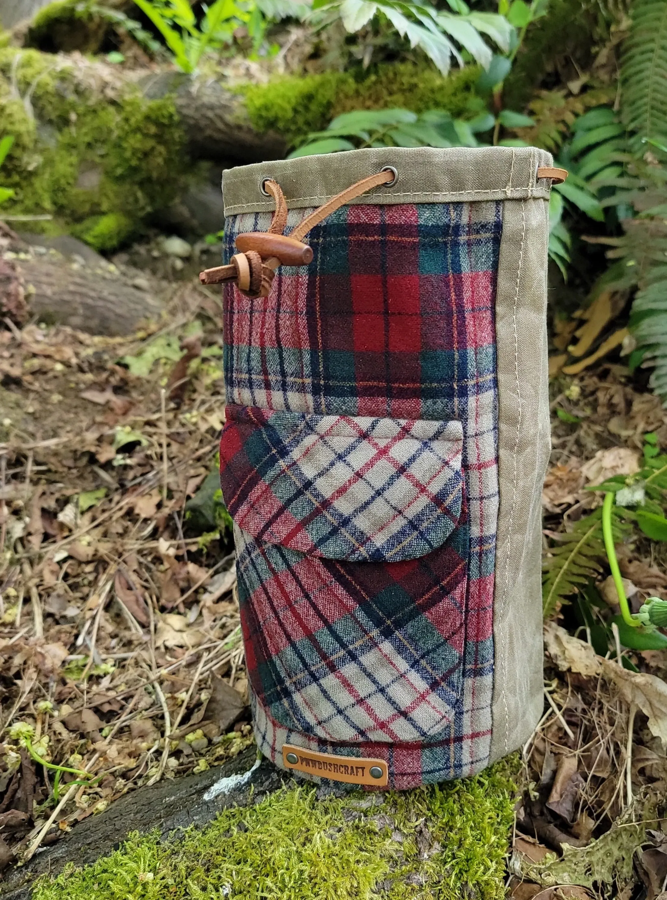 Bucket Bag with Pendleton Wool Pocket