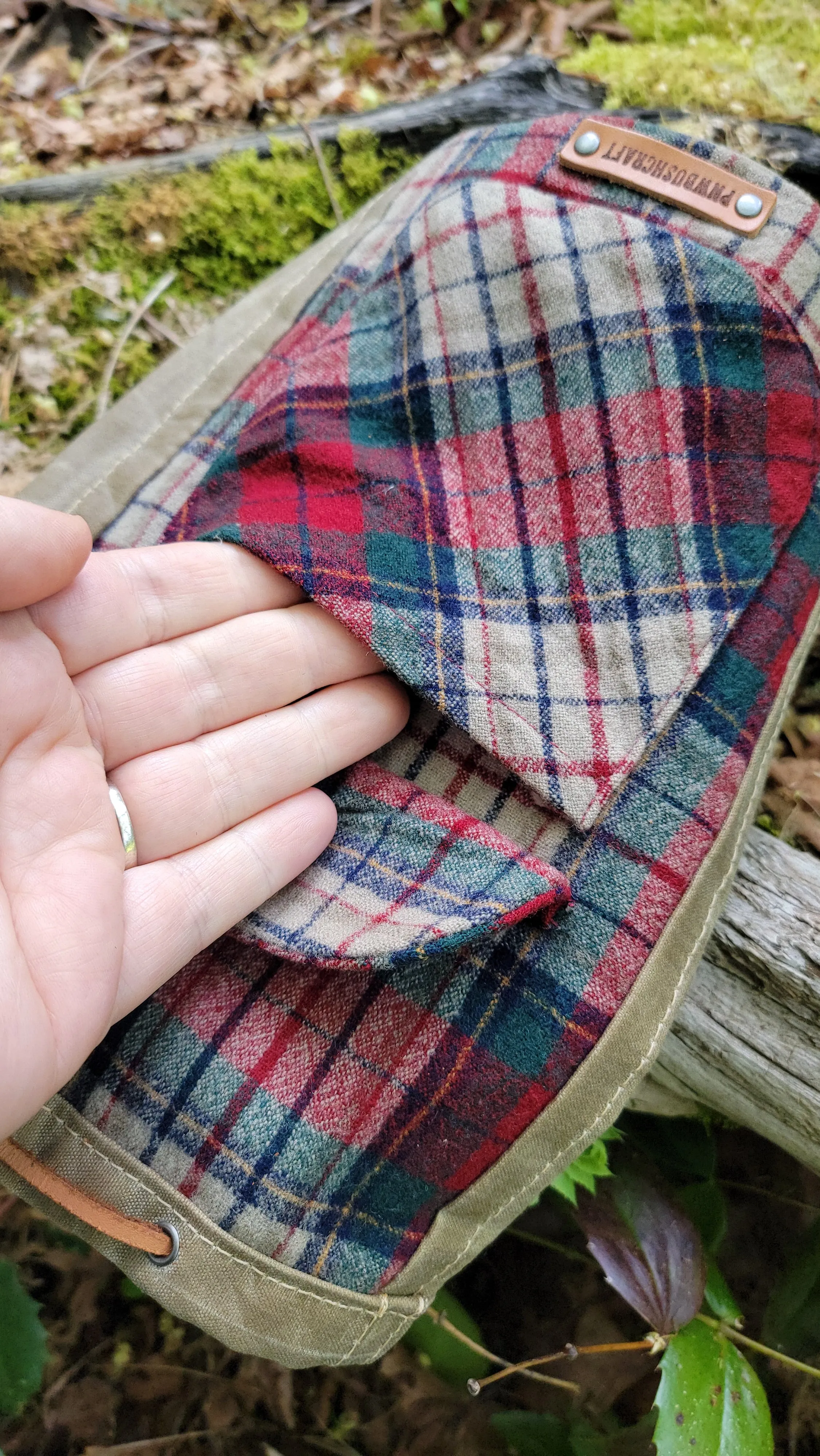 Bucket Bag with Pendleton Wool Pocket