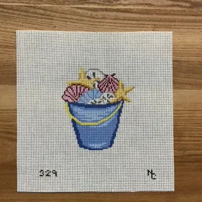 Bucket of Shells Canvas