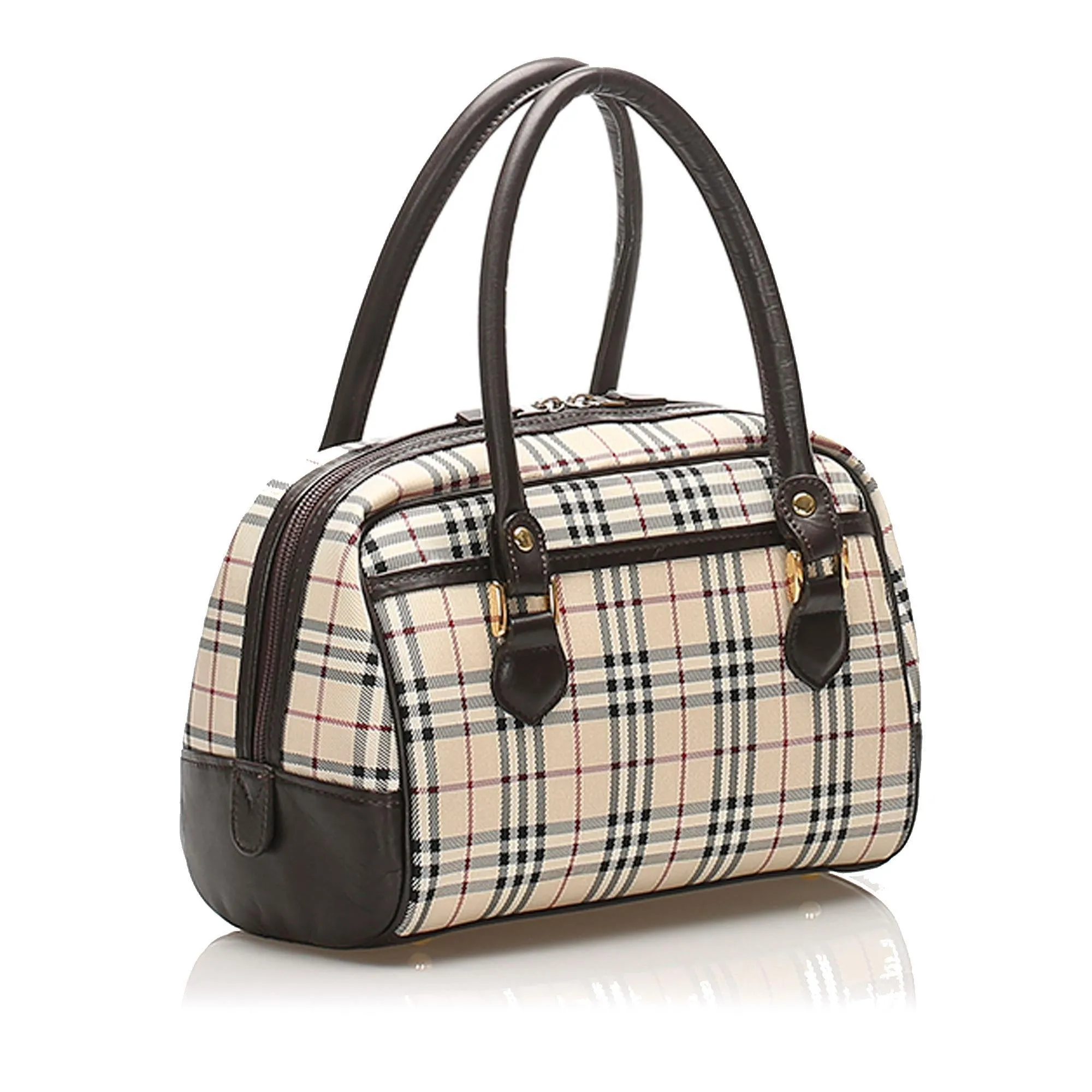 Burberry House Check Nylon Handbag (SHG-11898)