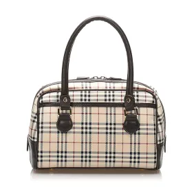 Burberry House Check Nylon Handbag (SHG-11898)