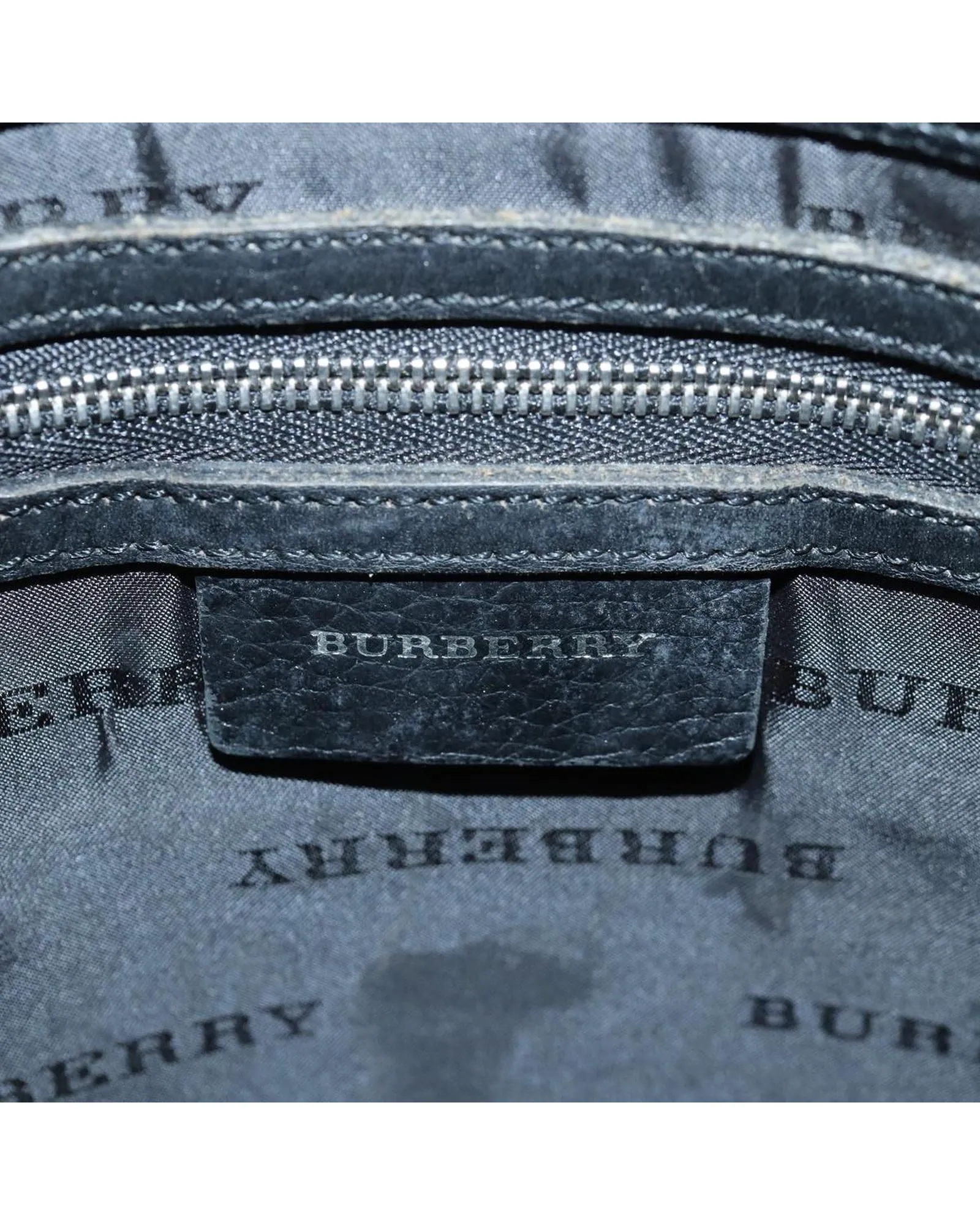 Burberry Small Canvas Messenger Bag Black