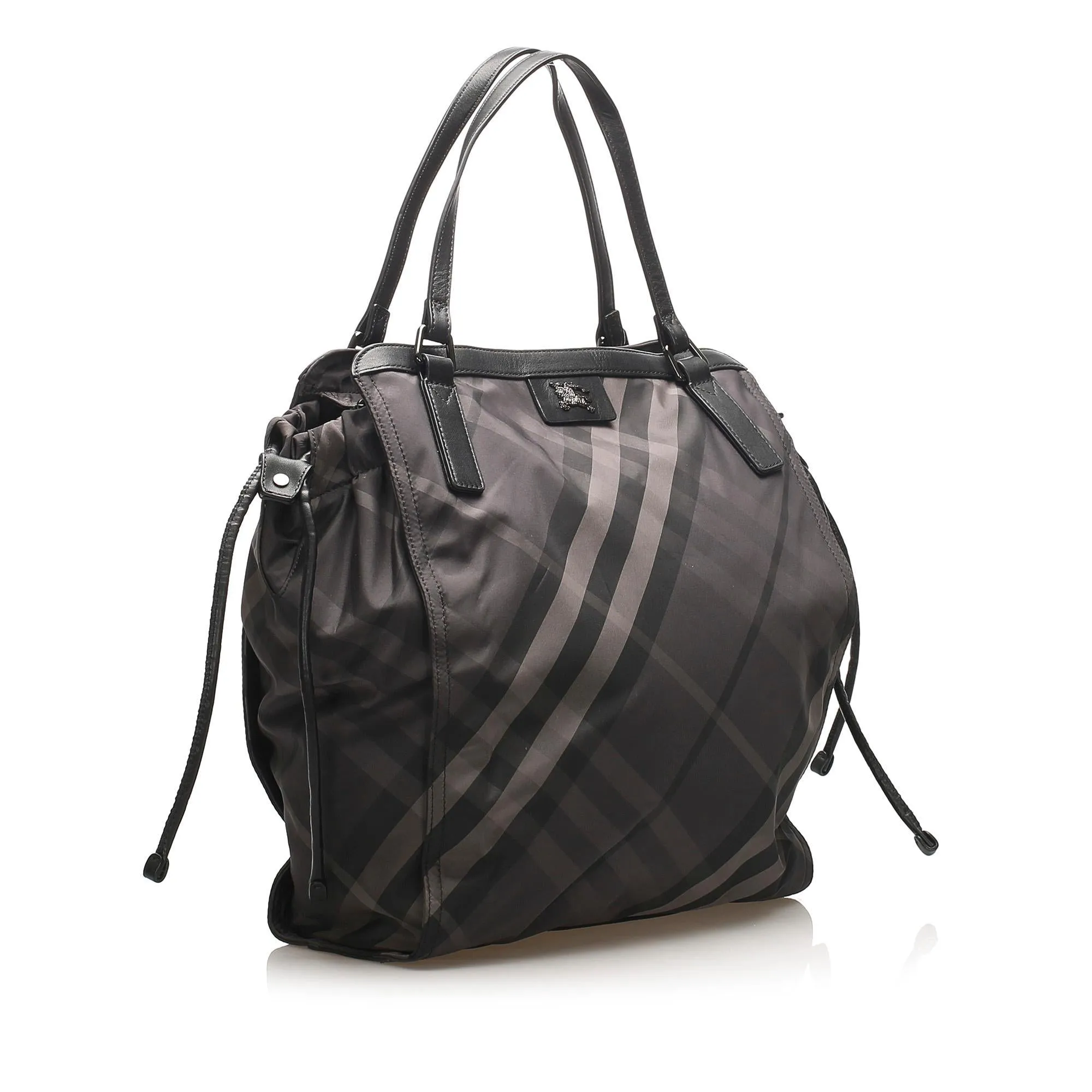 Burberry Smoke Check Buckleigh Nylon Tote Bag (SHG-12349)