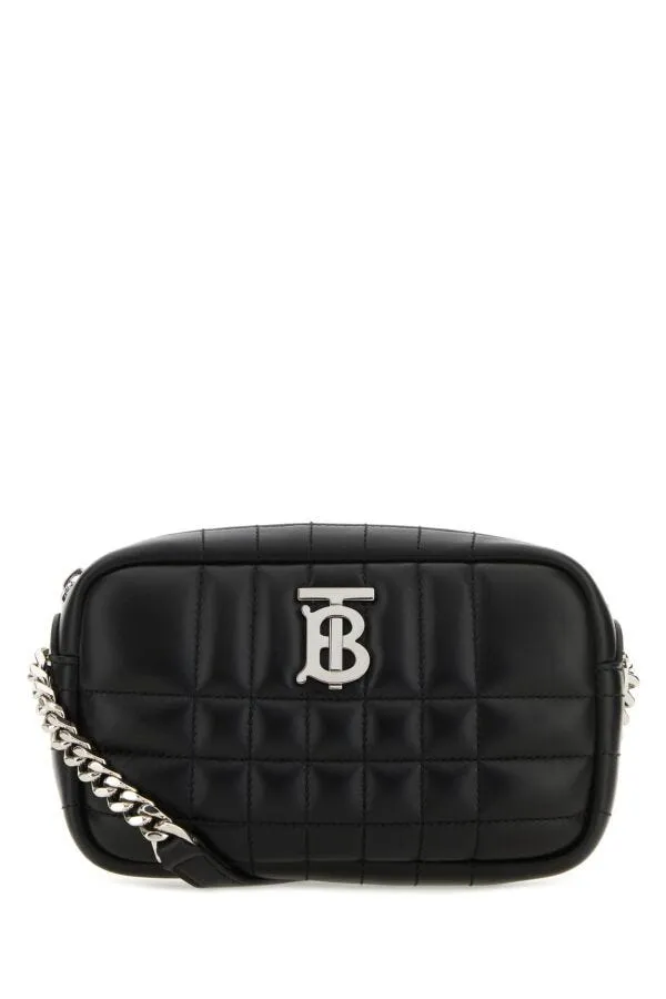 Burberry Women Black Nappa Leather Mini Lola Crossbody Bag