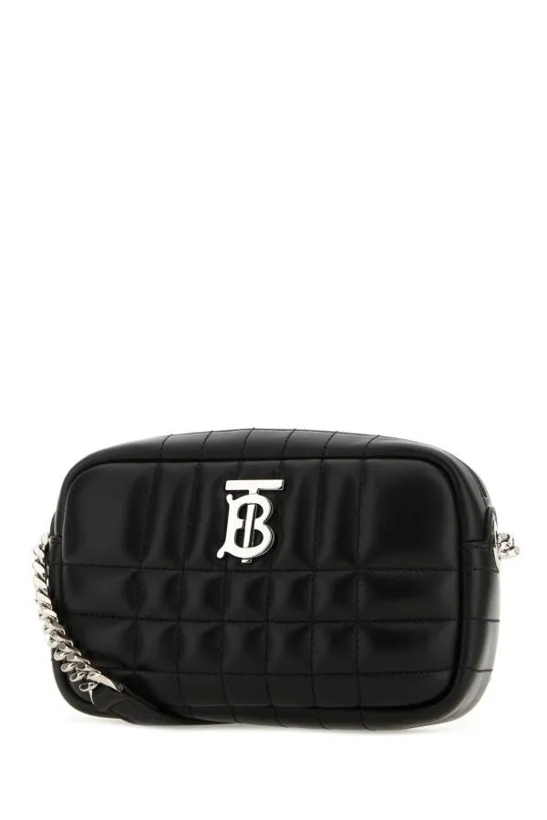 Burberry Women Black Nappa Leather Mini Lola Crossbody Bag