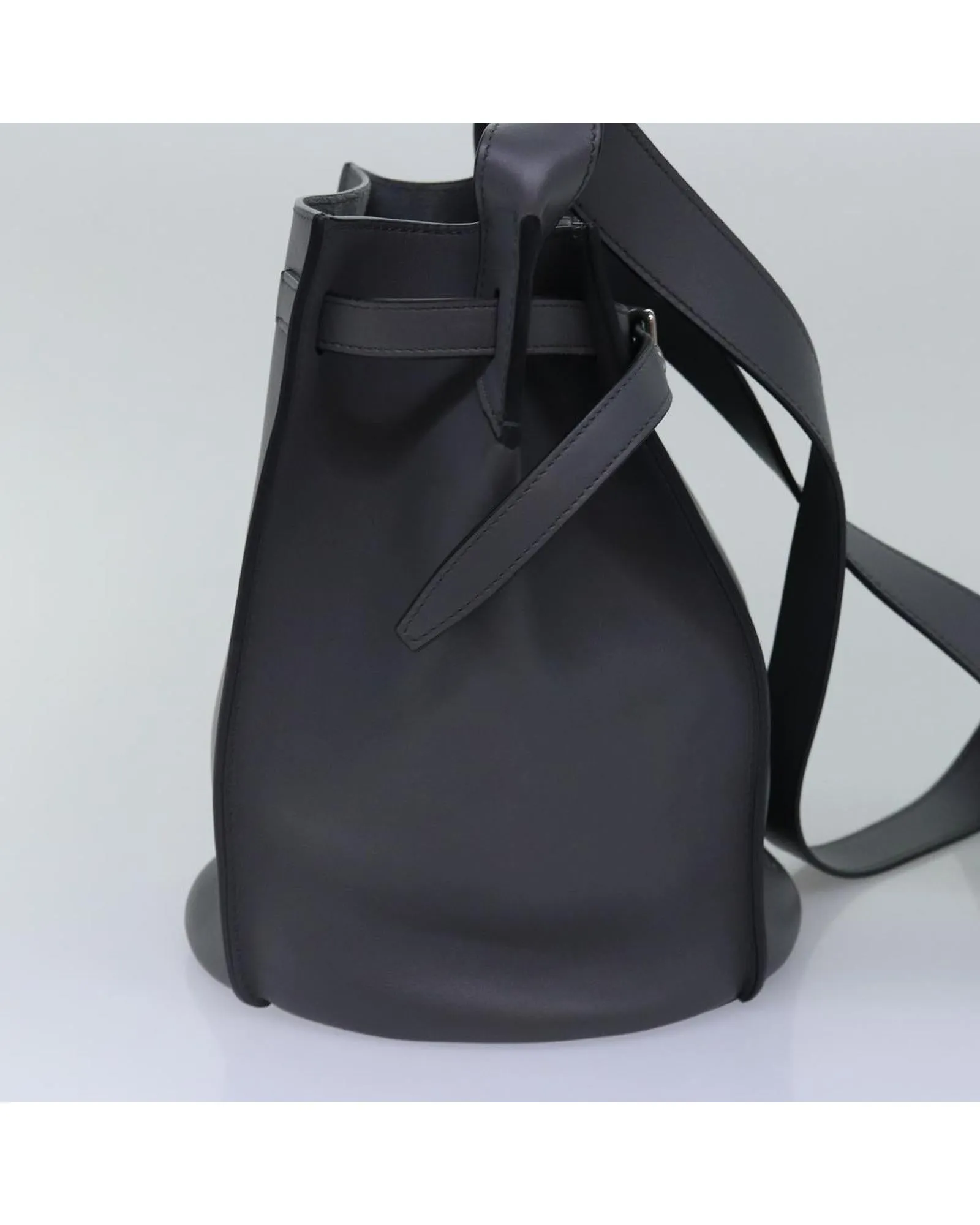 CELINE Bucket Bag in Black Leather