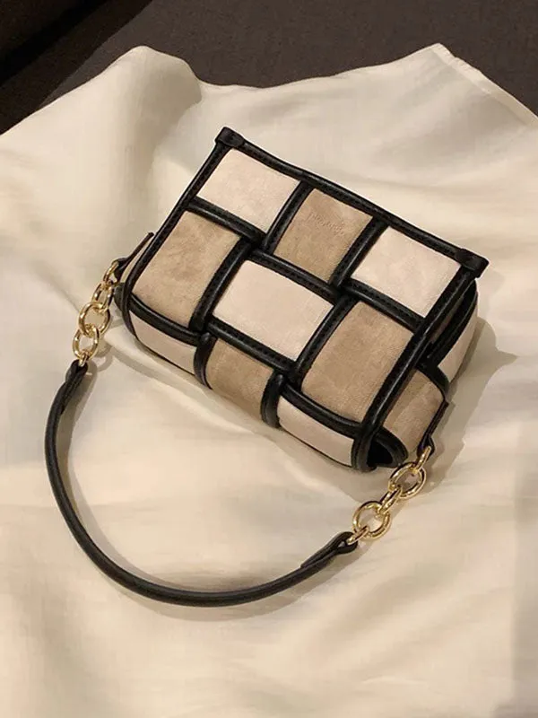 Contrast Color Handbags Crossbody Bags Bags