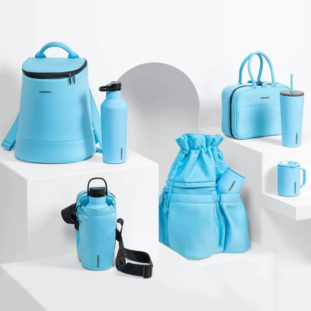 Corkcicle Beverage Bucket Bag - Santorini Neoprene