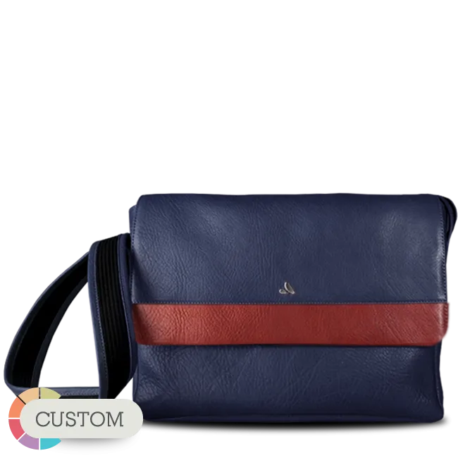 Custom Messenger Leather Bag for Macbook 13" & 14"