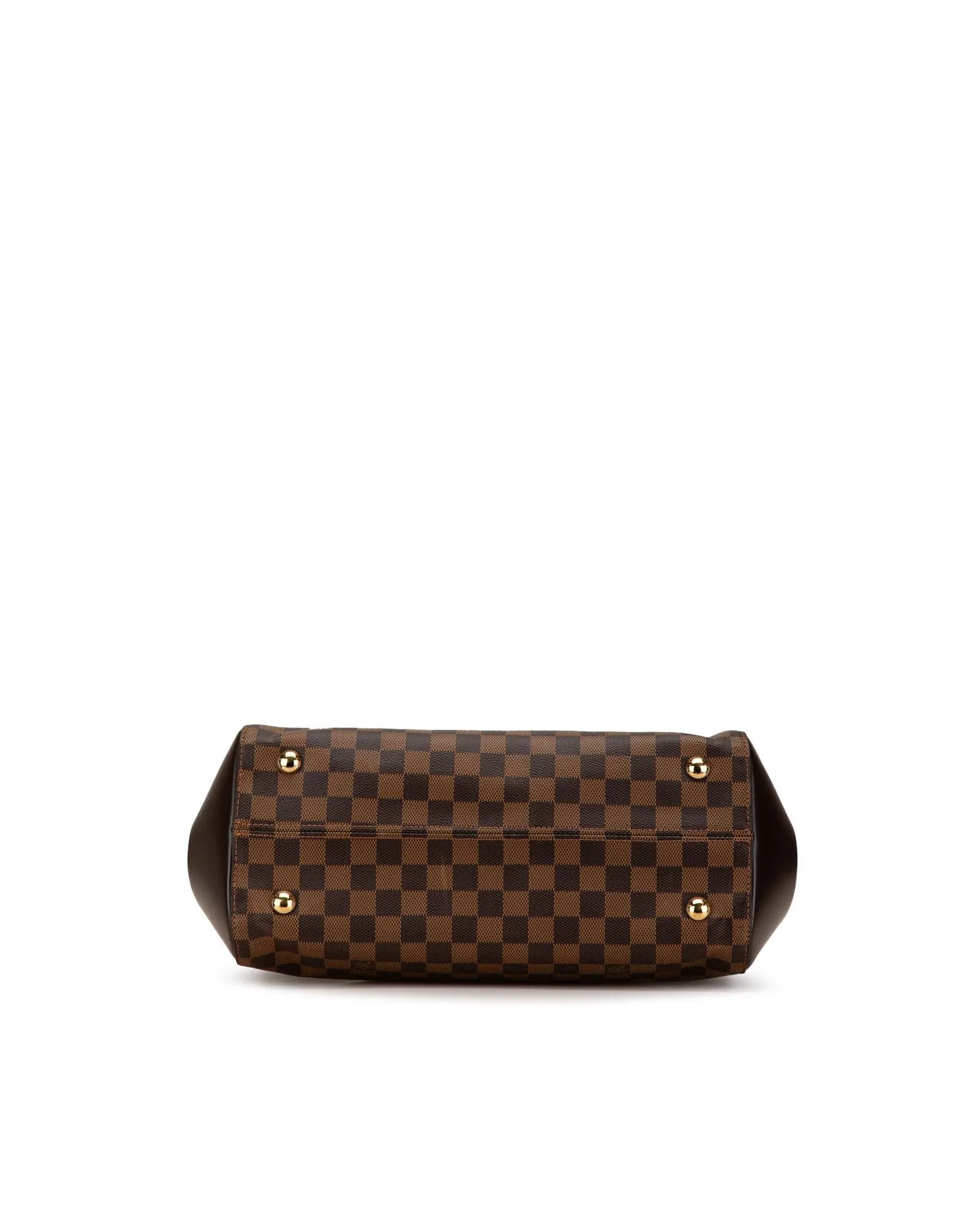 Damier Canvas Rivoli MM with Leather Trim and Detachable Strap