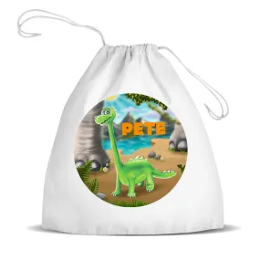 Dinosaur Premium Drawstring Bag