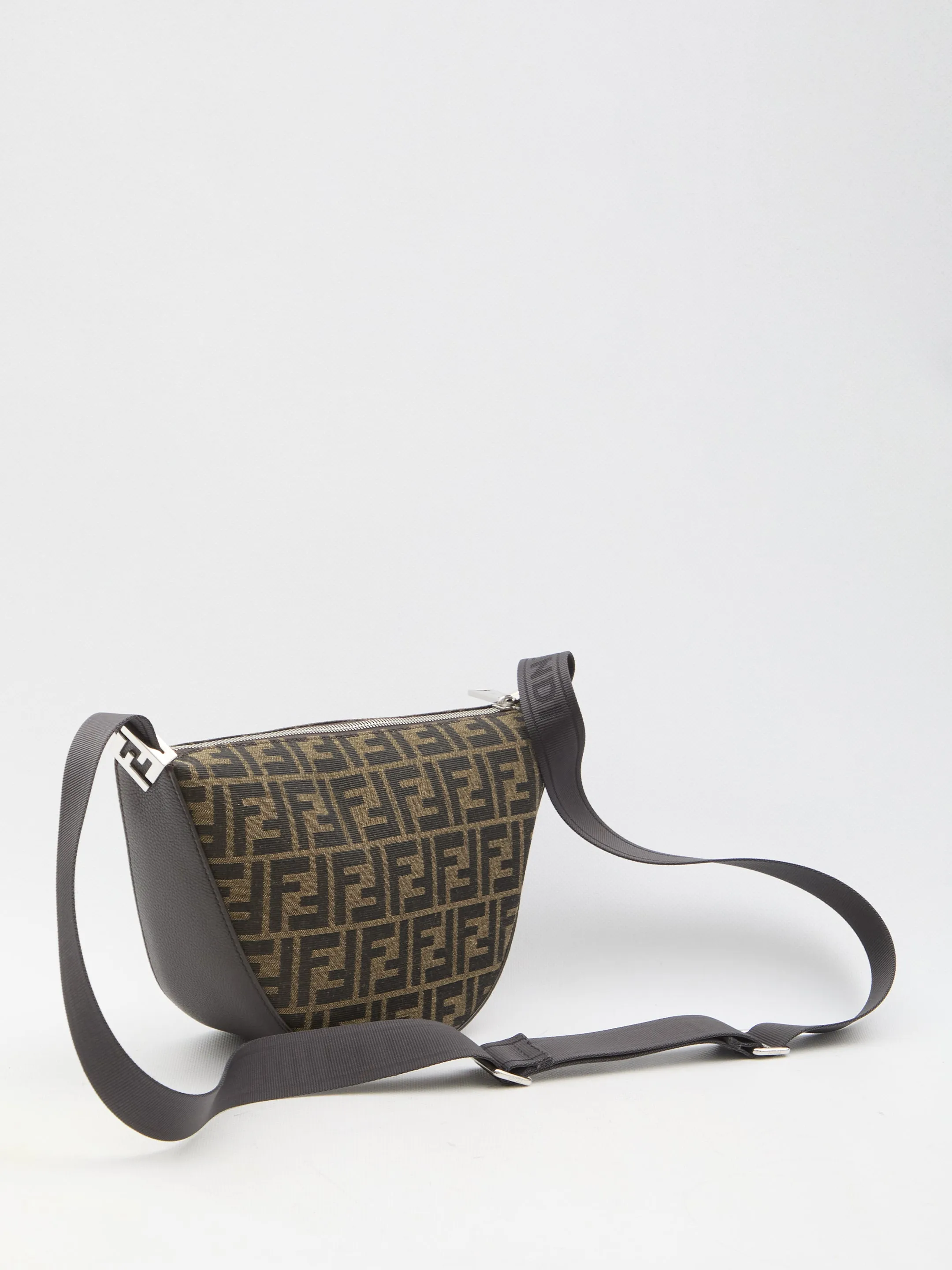 Fendi FF Jacquard Small Melon Bag