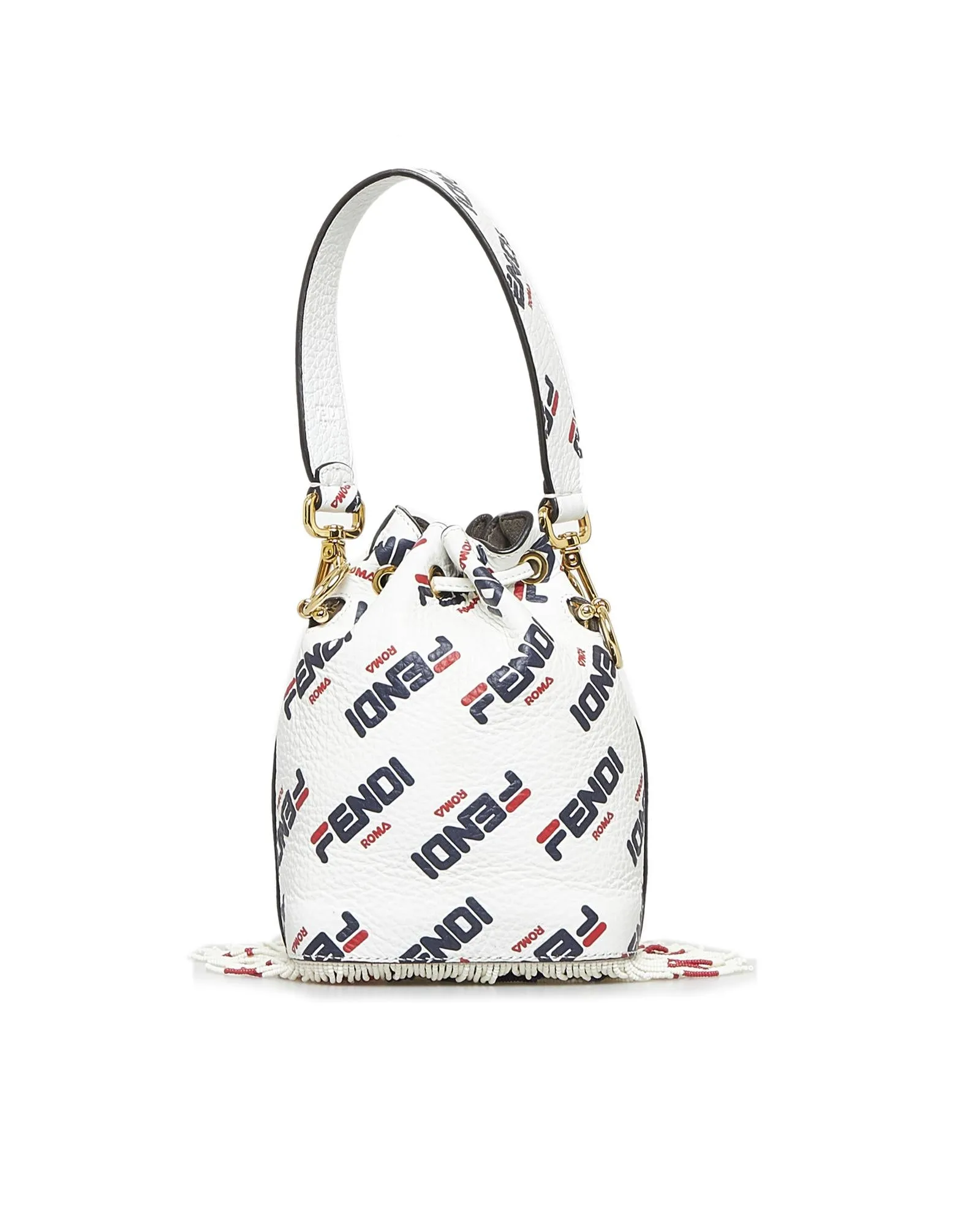 Fendi X Fila Mania Mini Mon Tresor Bucket Bag