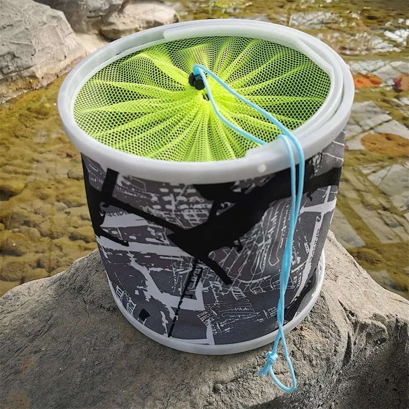 Foldable Canvas Camping Fishing Bucket