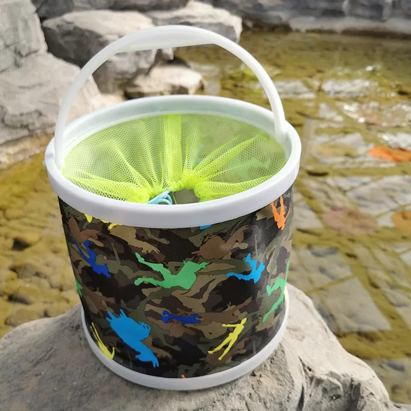 Foldable Canvas Camping Fishing Bucket