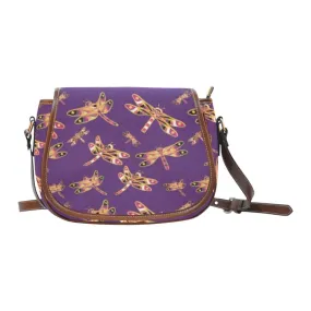 Gathering Yellow Purple Saddle Bag/Small