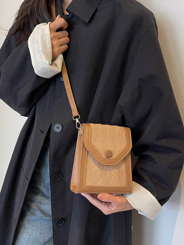 Geometric Split-Joint Crossbody Bags Bags