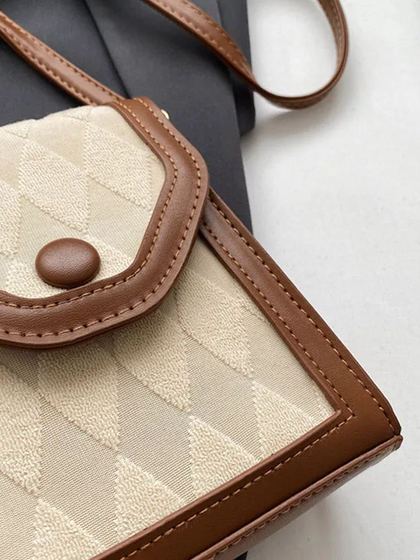 Geometric Split-Joint Crossbody Bags Bags