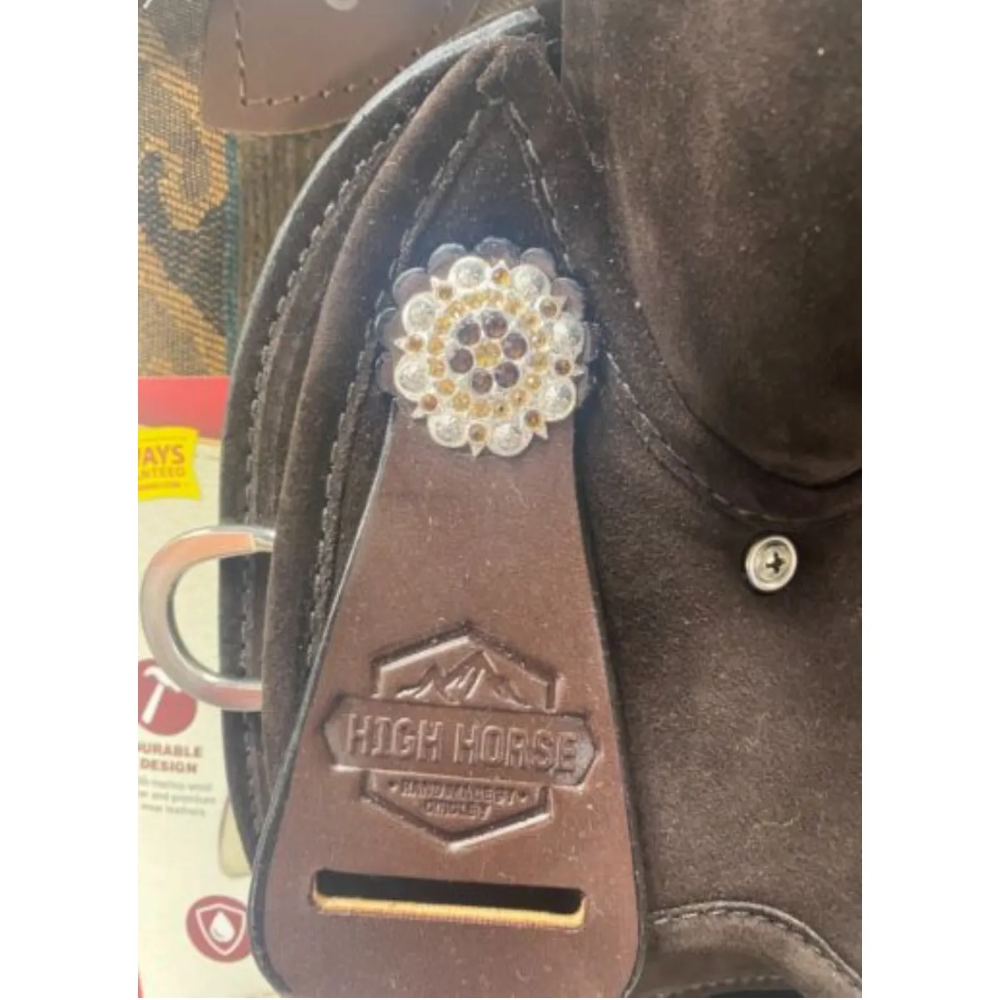 High Horse® Galaxy Suede & Cordura Barrel 14 Inch Saddle 20226333