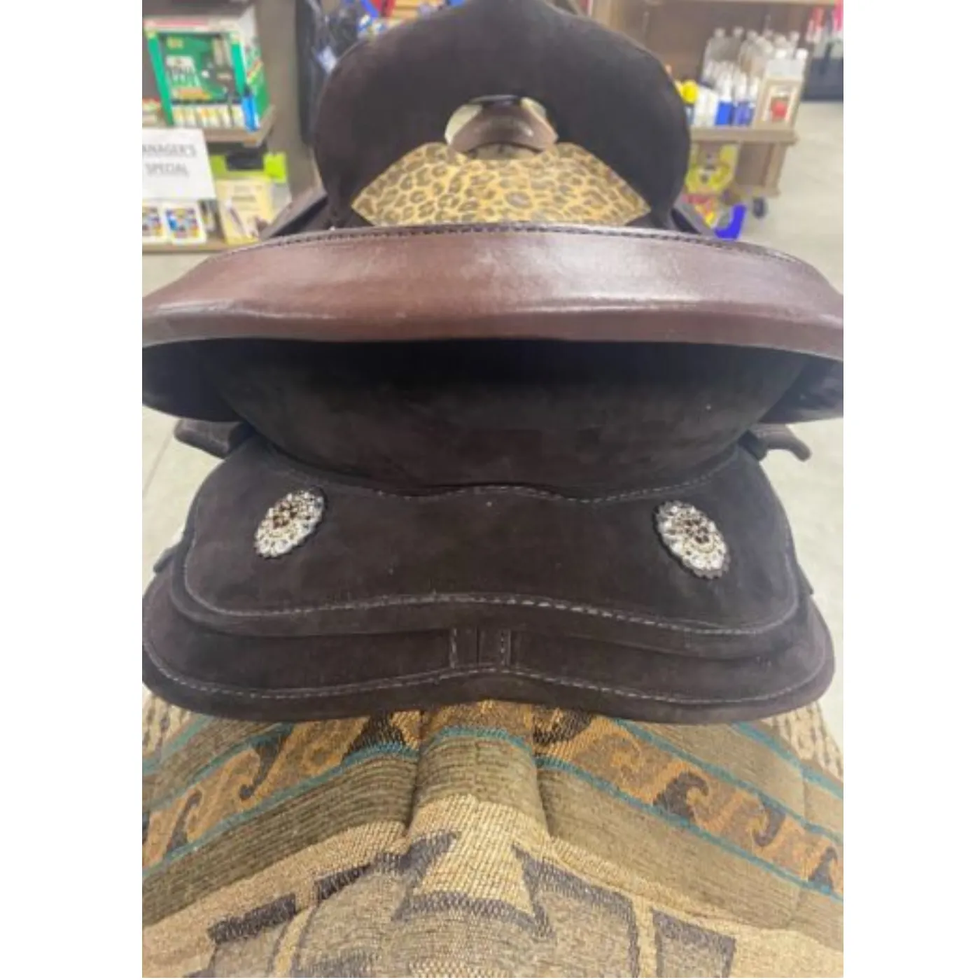 High Horse® Galaxy Suede & Cordura Barrel 14 Inch Saddle 20226333