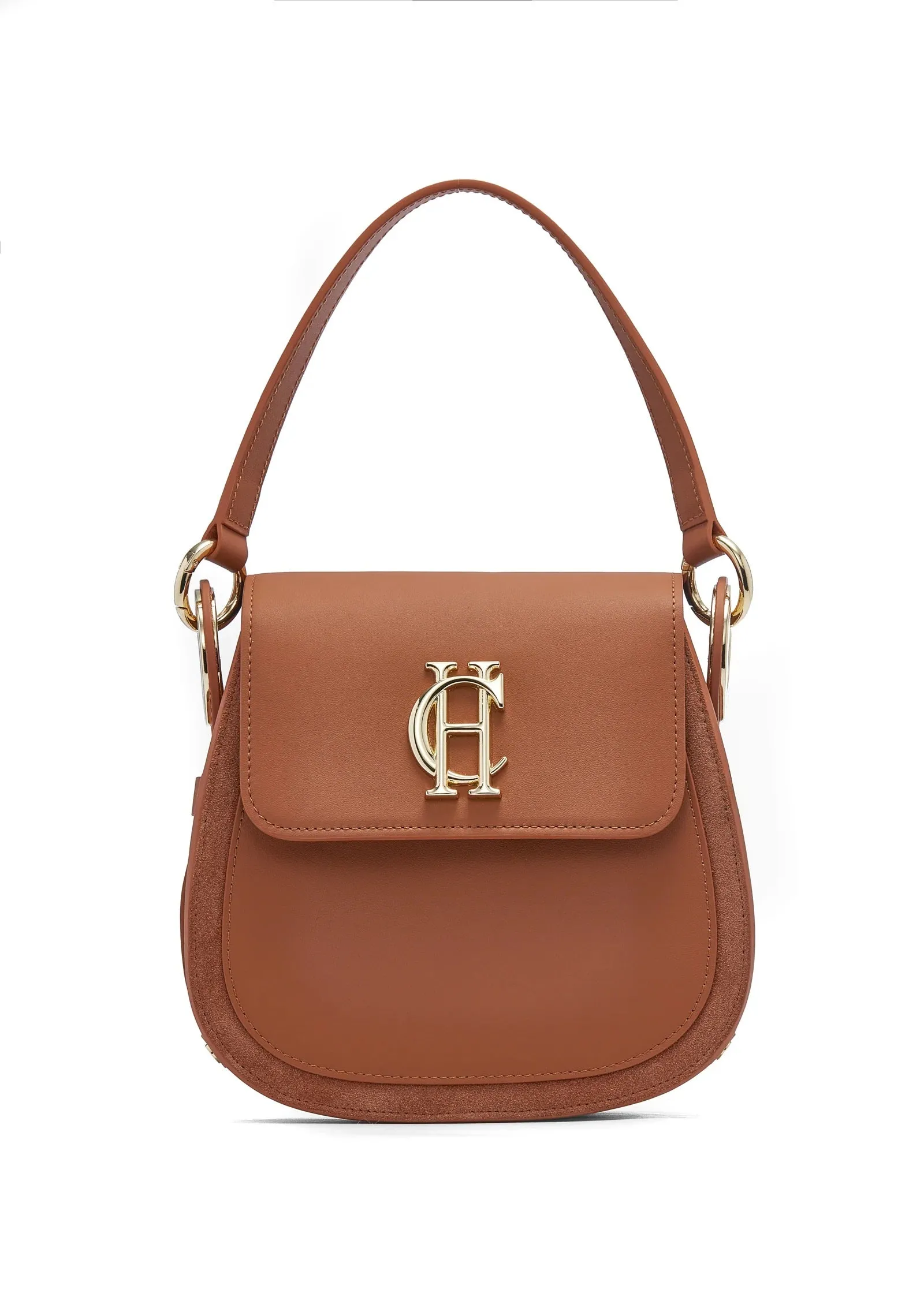 Holland Cooper Chelsea Saddle Bag in Tan