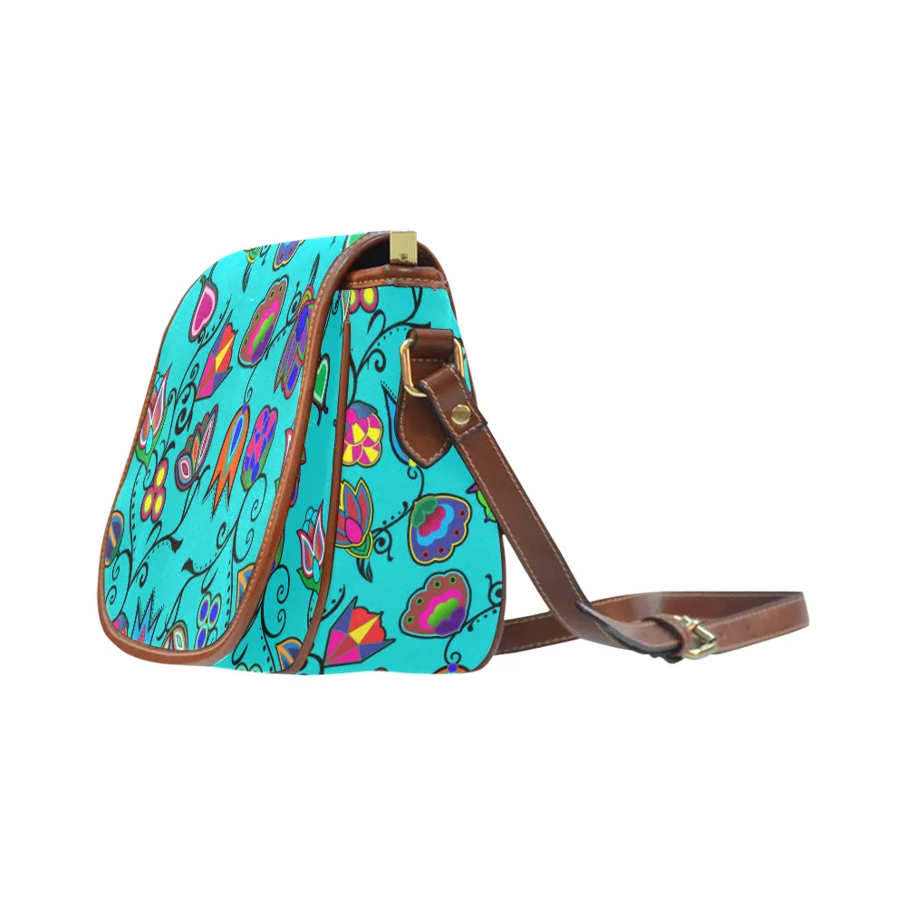 Indigenous Paisley - Sky Saddle Bag/Small